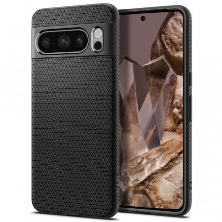 Husa Google Pixel 8 Pro flexibila, Spigen Liquid Air - negru