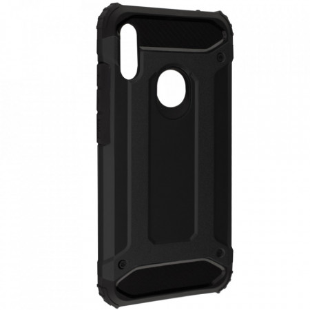Husa Huawei Y6 2019 din plastic dur, Techsuit Hybrid Armor - Negru
