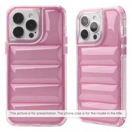 Husa iPhone 12 Pro Max, Skyddar Luxury Waves - Roz