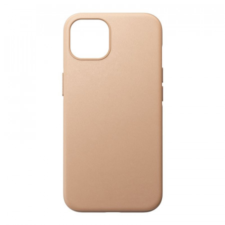 Husa iPhone 13 din piele naturala, NOMAD Rugged Folio - Natural