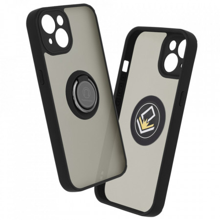 Husa iPhone 13 Mini cu inel, Techsuit Glinth - Negru