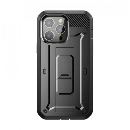 Husa iPhone 13 Pro, 360 grade Supcase Unicorn Beetle Pro, Protectie display - Negru