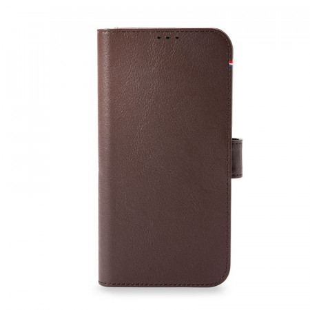 Husa iPhone 13 Pro, Husa din piele naturala Decoded Detachable Wallet MagSafe - Brown