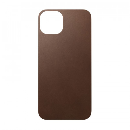 Husa iPhone 13, Skin din piele naturala NOMAD Leather MagSafe - Brown