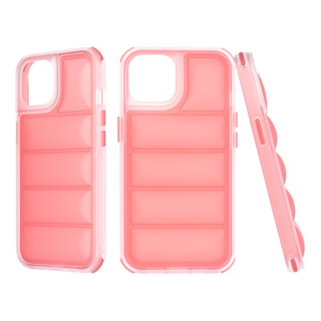 Husa iPhone 14 Pro, Skyddar Luxury Waves - Rosu