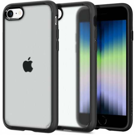Husa iPhone 7 / 8 / SE 2 / SE 2020 / SE 2022, Ultra Hybrid Spigen - Frost Black