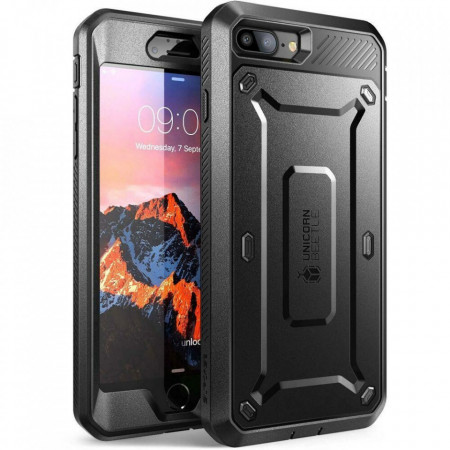 Husa iPhone 7 Plus / 8 Plus Supcase Unicorn Beetle Pro - Negru
