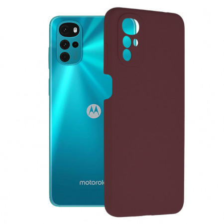 Husa Motorola Moto G22 din silicon moale, Techsuit Soft Edge - Mov