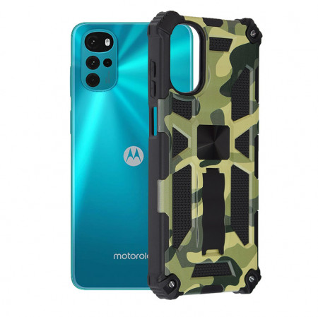 Husa Motorola Moto G22 / E32 / E32s, Blazor Series, Techsuit - Camo Lime
