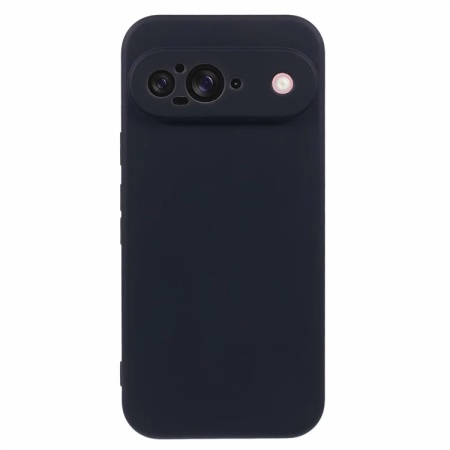 Husa pentru Google Pixel 9 din Silicon Catifelat, Protectie Premium, Skyddar SoftElegance - Negru