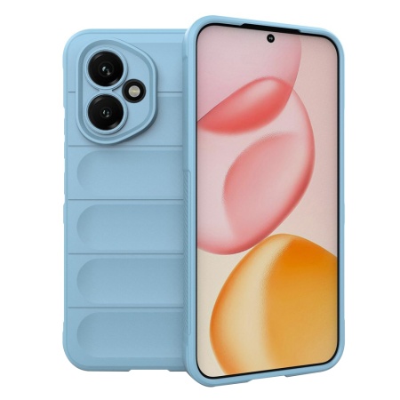 Husa pentru Honor 400, SKYDDAR INNOVATION, Magic Shield, din Silicon Mat, set cu sticker, Bleu