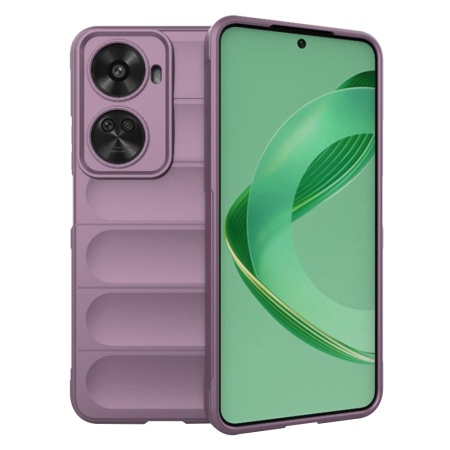 Husa pentru Huawei nova 11 SE / nova 12 SE, SKYDDAR INNOVATION, Magic Shield, din Silicon Mat, set cu sticker, Mov