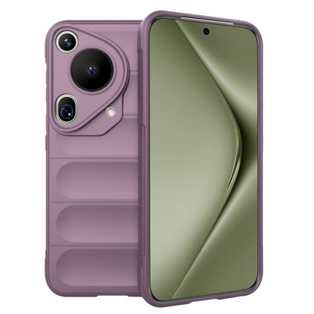Husa pentru Huawei Pura 70 Ultra, SKYDDAR INNOVATION, Magic Shield, din Silicon Mat, set cu sticker, Mov