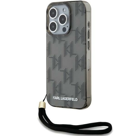 Husa pentru iPhone 15 Pro Max IML Luxury, Karl Lagerfeld - Negru