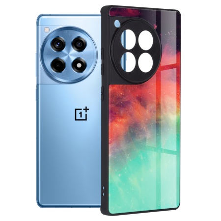 Husa pentru OnePlus 12R cu sticla securizata, SKYDDAR Oddysey - Turcoaz