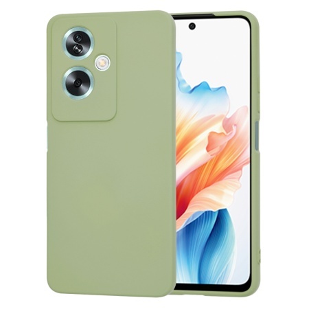 Husa pentru Oppo A79 5G / OnePlus Nord N30 SE, SKYDDAR INNOVATION, din Silicon Catifelat, SoftElegance, set cu sticker, Verde