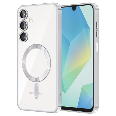Husa pentru Samsung Galaxy A16 4G / Galaxy A16 5G cu Magsafe integrat, Luxury Shield - Argintiu