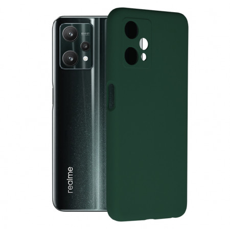 Husa Realme 9 5G / Realme 9 Pro din silicon moale, Techsuit Soft Edge - Verde