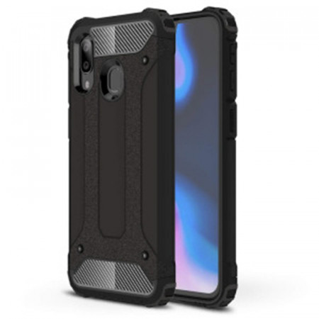 Husa Samsung Galaxy A10s din plastic dur, Techsuit Hybrid Armor - Negru
