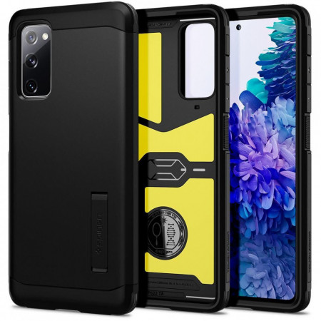 Husa Samsung Galaxy S20 FE, Tough Armor Spigen - Negru