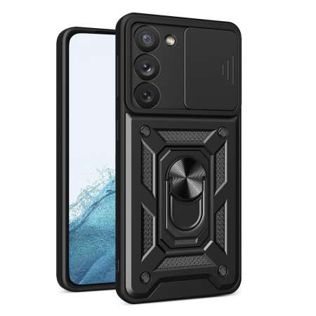 Husa Samsung Galaxy S23 Hybrid CamShield, Tech-Protect - Negru