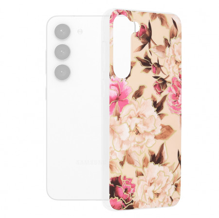 Husa Samsung Galaxy S23 Plus Marble Series, Techsuit - Mary Berry Nude