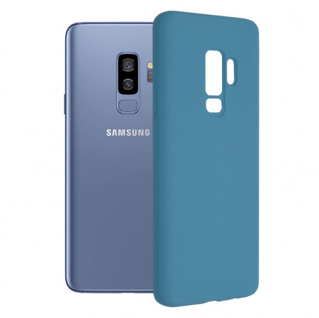 Husa Samsung Galaxy S9 din silicon moale, Techsuit Soft Edge - Denim Blue