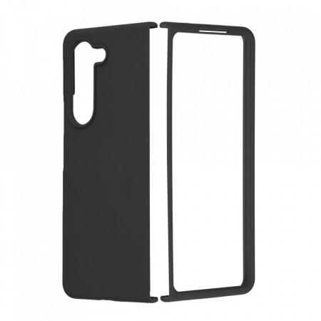 Husa Samsung Galaxy Z Fold5 din silicon moale, Techsuit Soft Edge - Negru