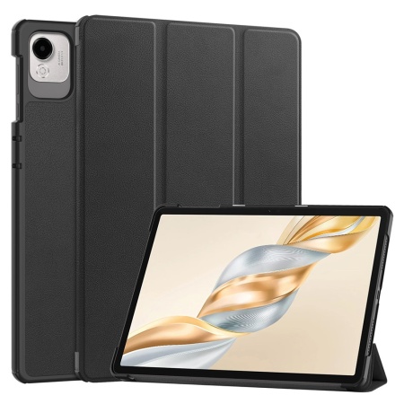 Husa tableta pentru Honor Pad X9a / X9 / X8 Pro / X9 Pro, SKYDDAR INNOVATION, cu suport Multi-Unghi si functie Sleep/Wake, FoldPro, Negru, set cu sticker