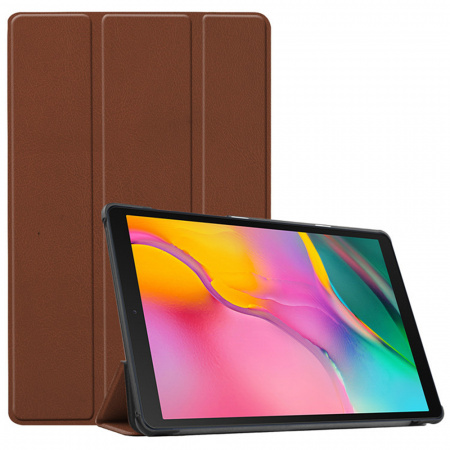 Husa tableta pentru iPad Air 11 (2024) cu suport Multi-Unghi și functie Sleep/Wake, SKYDDAR FoldVision Colour - Rosu
