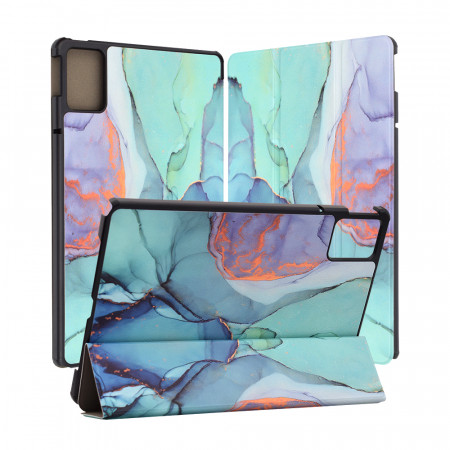 Husa tableta pentru Lenovo Tab M11 cu suport Multi-Unghi și functie Sleep/Wake , SKYDDAR FoldVision Colour - Green time