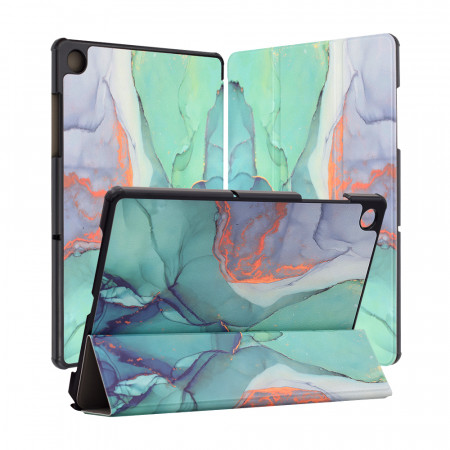 Husa tableta pentru Samsung Galaxy Tab A9 Plus cu suport Multi-Unghi și functie Sleep/Wake , SKYDDAR FoldVision Colour - Green time