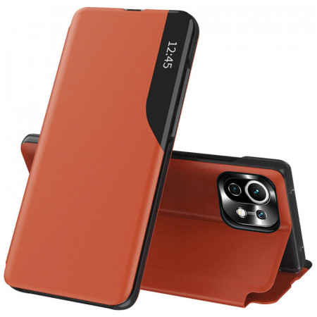 Husa Xiaomi Mi 11 Lite tip carte, Techsuit eFold - Portocaliu