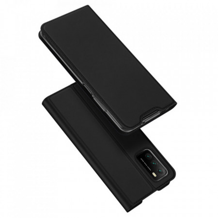 Husa Xiaomi Poco M3 tip carte, Skin Pro Dux Ducis - Negru