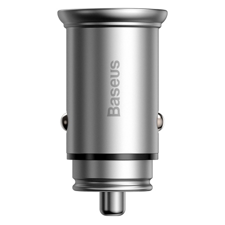 Incarcator Auto Rapid Baseus CCALL, 30W, Carcasa Metalica, Argintiu