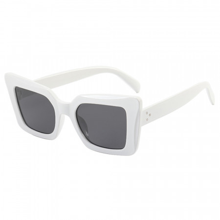 Ochelari de soare dama, rame Square, Skyddar Vistta 5277- Alb Gri