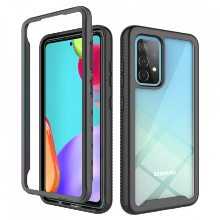 [Pachet 360°] Husa + Folie Samsung Galaxy A72, Techsuit Defense - Negru