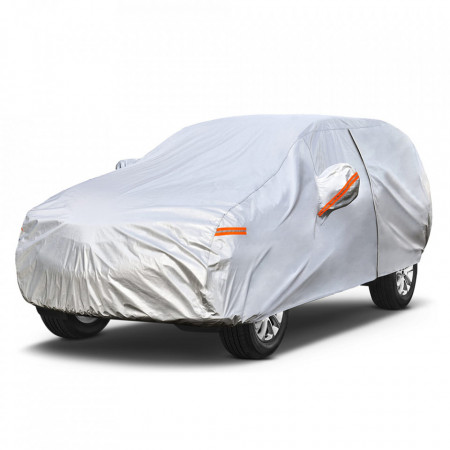 Prelata Auto cu fermoar, All Season, SUV dimensiune (485x190x185cm), Techsuit (UCD-J2) - Gri
