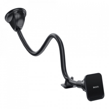 Suport Auto cu Prindere Magnetica si Rotire 360°, pentru Bord / Parbriz, Yesido C109 - Negru