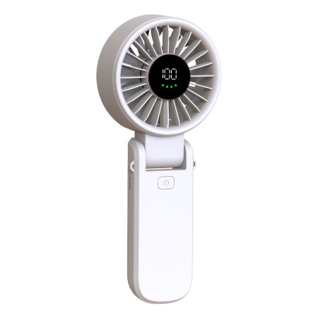 Ventilator Portabil de Mana A10, 100 Viteze, 5400RPM, Display LED, USB-C, Compact si Puternic, Alb