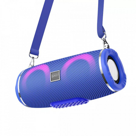 Boxa portabila Wireless (HC12 Sports), Bluetooth 5.0 cu Shoulder Strap, 2x5W, HOCO - Albastru