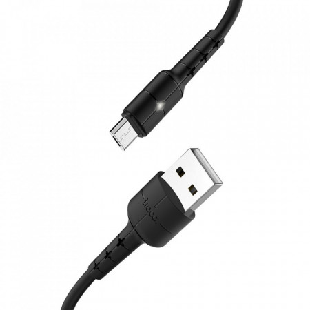 Cablu de date (X30 Star), USB-A la Micro-USB, 10W, 2A, 1.2m, HOCO - Negru