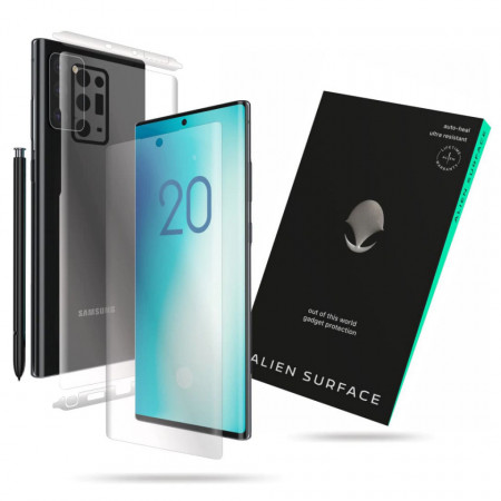 Folie 360° Samsung Galaxy Note 20 [Ecran+Margini+Spate] Alien Surface - Transparent