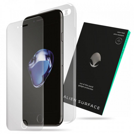 Folie 360° iPhone 7 [Ecran+Margini+Spate] Alien Surface - Transparent