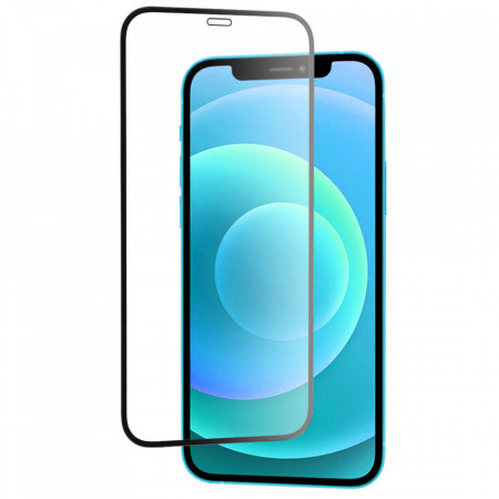 Folie de sticla iPhone 12 / 12 Pro, 3D Full Glue MOCOLO - Negru