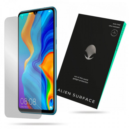 Folie Huawei P30 Lite, Regenerabila + Case Friendly, Alien Surface - Transparent