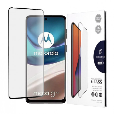 Folie Motorola Moto G62 din sticla securizata, Dux Ducis - Negru