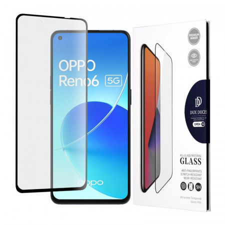 Folie OPPO Reno 6 5G din sticla securizata, Dux Ducis - Negru