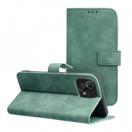 Husa Xiaomi Poco M4 Pro 5G / Redmi Note 11T / Redmi Note 11S tip carte magnetic, Skyddar Tender - Verde