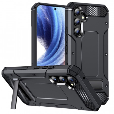 Husa antisoc Samsung Galaxy A54 cu suport birou, Techsuit Kickstand - Negru
